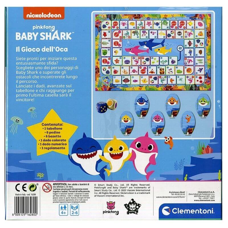 Gioco dell'oca Baby Shark
